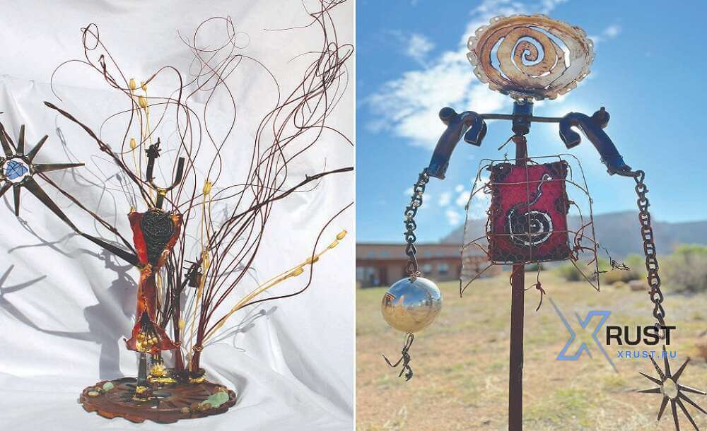 Женщина освоила сварочный аппарат и занялась искусством Женщина освоила сварочный аппарат и занялась искусством